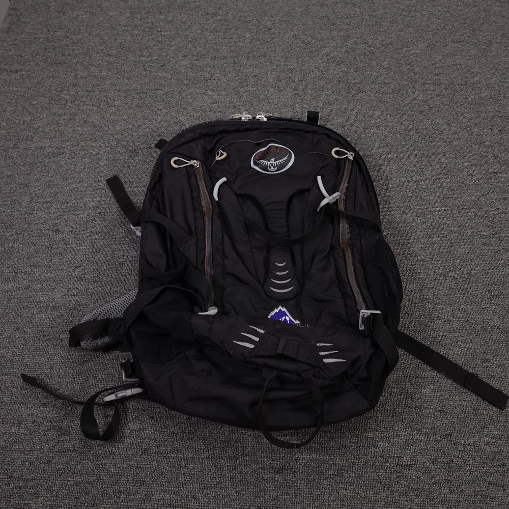 Osprey Comet Backpack Black 30L Nylon Mens Laptop Hiking Travel Daypack Bag